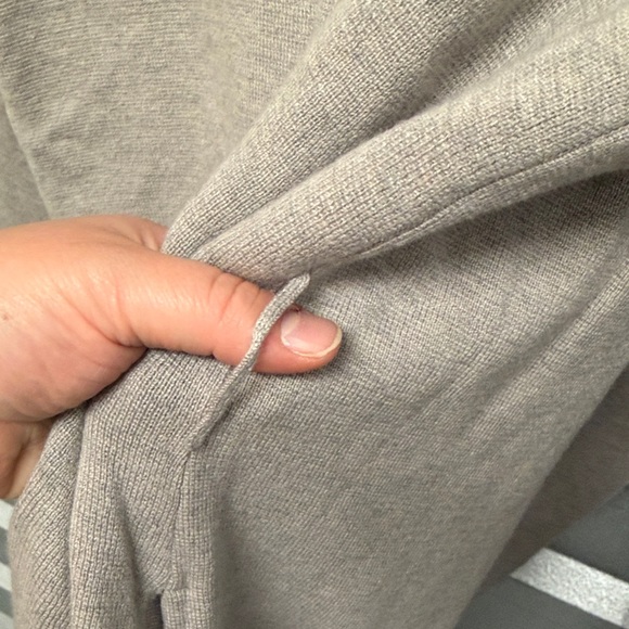 MM.LAFLEUR Women’s Open Front Midi Cardigan WOOL‎ SILK CASHMERE Luxe XL Lounge - Picture 8 of 11